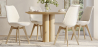 Buy Upholstered Dining Chair - White Boucle - Tulipe White 60614 - prices