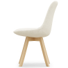 Buy Upholstered Dining Chair - White Boucle - Tulipe White 60614 in the Europe