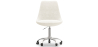 Buy Desk Chair with Wheels - White Boucle - Tulipe White 60615 in the Europe