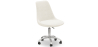 Buy Desk Chair with Wheels - White Boucle - Tulipe White 60615 home delivery