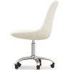 Buy Desk Chair with Wheels - White Boucle - Tulipe White 60615 at MyFaktory