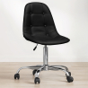 Buy Desk Chair with Wheels - Upholstered - Conray Black 60616 in the Europe