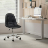 Buy Desk Chair with Wheels - Upholstered - Conray Black 60616 - prices
