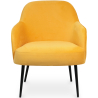 Buy Upholstered Dining Chair - Velvet - Jeve Yellow 60548 - in the EU
