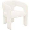 Buy Upholstered Dining Chair - White Boucle - Alexa White 60551 at MyFaktory