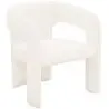 Buy Upholstered Dining Chair - White Boucle - Alexa White 60551 in the Europe