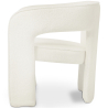 Buy Upholstered Dining Chair - White Boucle - Alexa White 60551 in the Europe