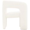 Buy Upholstered Dining Chair - White Boucle - Alexa White 60551 in the Europe