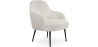 Buy Upholstered Armchair - White Bouclé - Jeve White 60549 at MyFaktory