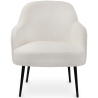 Buy Upholstered Dining Chair - White Boucle - Jeve White 60549 - in the EU