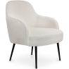 Buy Upholstered Dining Chair - White Boucle - Jeve White 60549 at MyFaktory