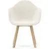 Buy Dining Chair - Boucle Upholstery - Amir  White 60617 in the Europe