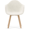 Buy Dining Chair - Boucle Upholstery - Amir  White 60617 - prices