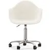 Buy Swivel Office Chair - Bouclé Upholstered - Loy White 60618 in the Europe