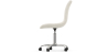 Buy Swivel Office Chair - Bouclé Upholstered - Brielle White 60620 home delivery