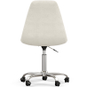 Buy Swivel Office Chair - Bouclé Upholstered - Brielle White 60620 in the Europe
