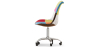 Buy Swivel Office Chair - Patchwork Upholstery - Simona  Multicolour 60621 in the Europe