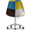 Buy Swivel Office Chair - Patchwork Upholstery - Simona  Multicolour 60621 in the Europe