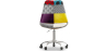 Buy Swivel Office Chair - Patchwork Upholstery - Ray  Multicolour 60622 - prices
