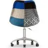 Buy  Swivel Office Chair - Patchwork Upholstery - Pixi Multicolour 60624 home delivery
