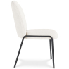 Buy Dining Chair - Bouclé Fabric Upholstery - Toler White 60627 - in the EU