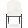 Buy Dining Chair - Bouclé Fabric Upholstery - Toler White 60627 - in the EU