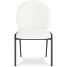 Buy Dining Chair - Bouclé Fabric Upholstery - Toler White 60627 - in the EU