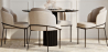 Buy Dining Chair - Upholstered in Fabric - Ruma Beige 60699 with a guarantee