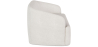 Buy Curved Sofa - 3 Seater - Boucle Fabric - Curva White 60630 home delivery