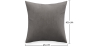 Buy Pack of 2 velvet cushions - cover and filling - Lenay Dark blue 60631 - in the EU
