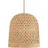 Buy Rattan Ceiling Lamp - Boho Bali Design Pendant Lamp - 50cm - Carva Natural 60635 - in the EU