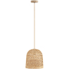 Buy Rattan Ceiling Lamp - Boho Bali Design Pendant Lamp - 50cm - Carva Natural 60635 in the Europe