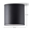 Buy  Ceiling LED Lamp Wall Light - Ilua Black 60639 - in the EU