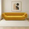 Buy Velvet Upholstered Sofa - 3/4 seats - Lumun Yellow 60640 - prices
