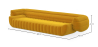 Buy Velvet Upholstered Sofa - 4/5 seats - Lumun Yellow 60641 - prices