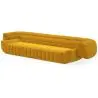 Buy Velvet Upholstered Sofa - 4/5 seats - Lumun Yellow 60641 at MyFaktory
