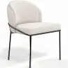 Buy Dining Chair - Upholstered in Bouclé Fabric - Duma White 60645 in the Europe