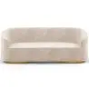 Buy 3/4-Seater Velvet Upholstered Sofa - Treya White 60648 - in the EU