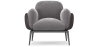 Buy Upholstered Velvet Armchair - Iura Dark grey 60650 - in the EU