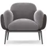 Buy Upholstered Velvet Armchair - Iura Dark grey 60650 - in the EU