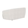 Buy Curved Sofa - 2 Seater - Boucle Fabric - Curva White 60629 - prices