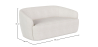 Buy Curved Sofa - 2 Seater - Boucle Fabric - Curva White 60629 in the Europe