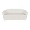 Buy Curved Sofa - 2 Seater - Boucle Fabric - Curva White 60629 - in the EU