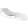 Buy Design Swimming Pool Lounger - Matte White - Varo White 60654 - prices