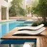 Buy Design Swimming Pool Lounger - Matte White - Varo White 60654 in the Europe