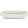 Buy Bouclé Fabric Upholstered Sofa - 3/4 Seats - Lumun White 60655 - in the EU