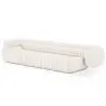 Buy Bouclé Fabric Upholstered Sofa - 4/5 Seats - Lumun White 60656 in the Europe