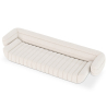 Buy Bouclé Fabric Upholstered Sofa - 4/5 Seats - Lumun White 60656 in the Europe
