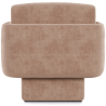 Buy Velvet Upholstered Armchair - Ren Cream 60698 in the Europe