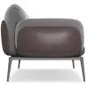 Buy 3-Seater Sofa - Upholstered in Velvet - Greda Dark grey 60652 in the Europe